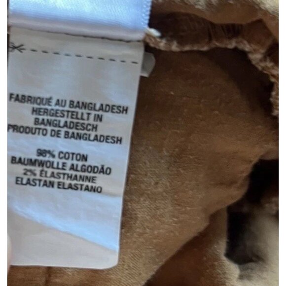 Topman Men’s Size 32 Stretch Skinny Chino Shorts Khaki Brown Beige Cotton - Picture 13 of 14